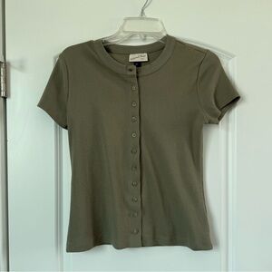 Universal Thread Khaki Button-Down Shirt
